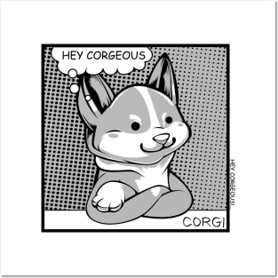 Corgi Posters and Art